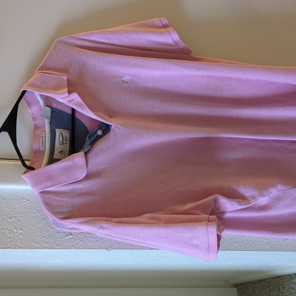 Original Penguin Classic Fit Pink Icing Polo Shirt